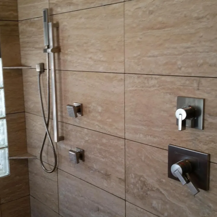 Shower fixture installation for Water Heater Replacement in Athens